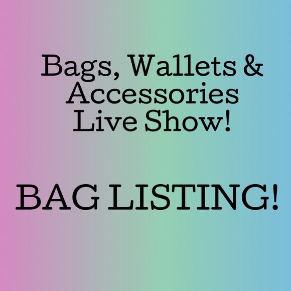 Bag Listing!  $15 Minimum Purchase for Entire Show Required!  No Cancellations! - Picture 1 of 1